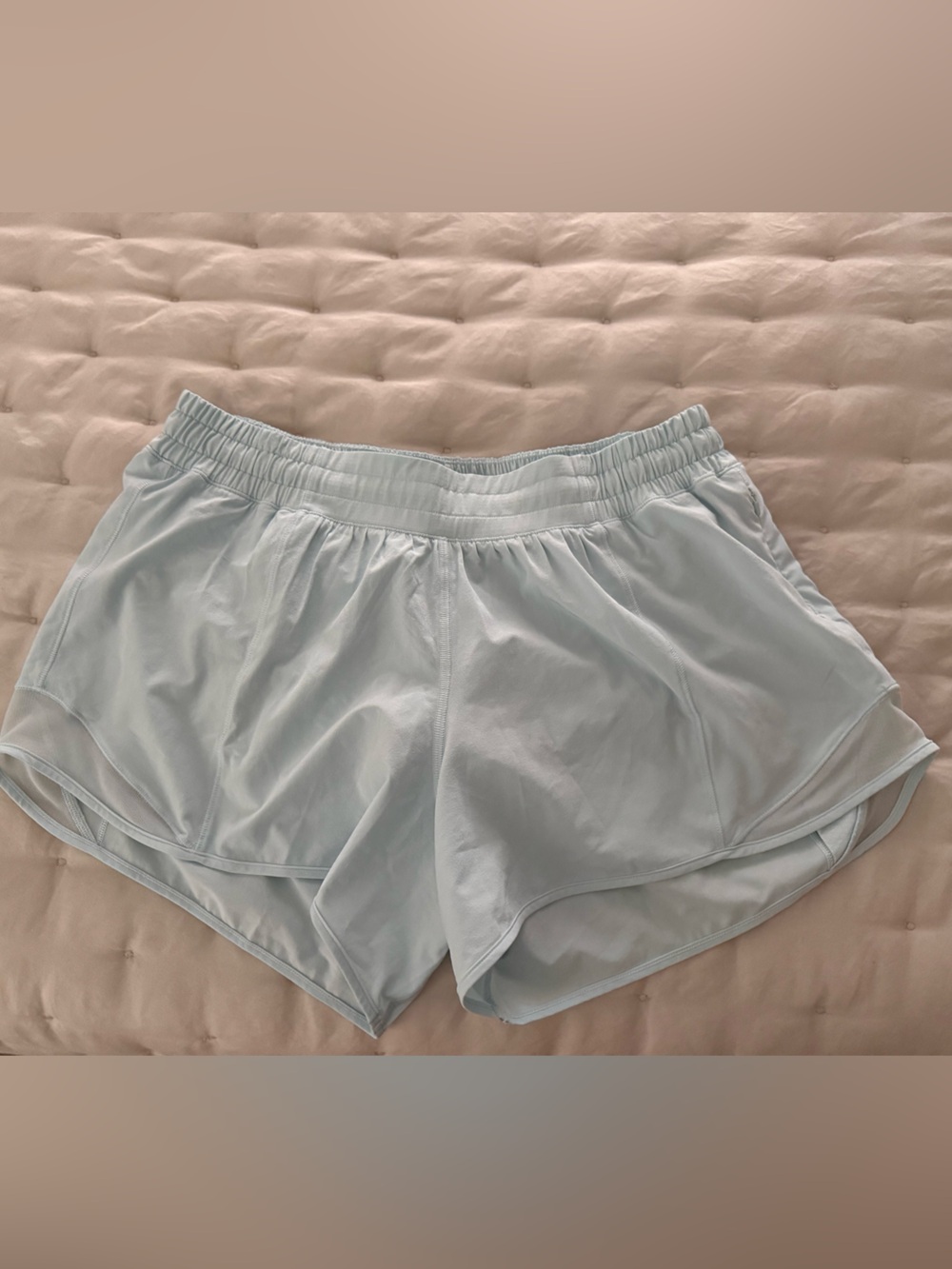 lululemon athletica Light Blue Athletic Shorts